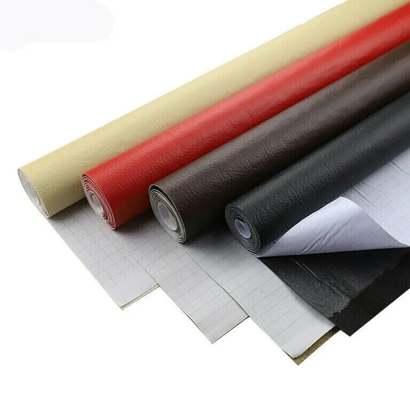 FlexRestore Selbstklebendes Leder-Reparaturset - Einfache Lederrestaurierung für Möbel, Autositze & Kleidung | Kratzfeste & langlebige Lederpflege