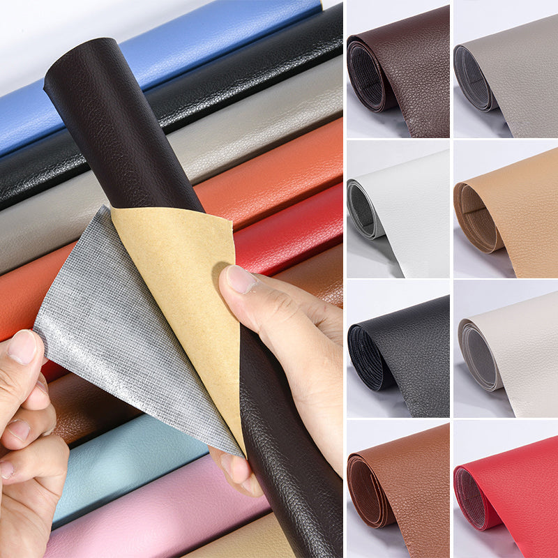 FlexRestore Selbstklebendes Leder-Reparaturset - Einfache Lederrestaurierung für Möbel, Autositze & Kleidung | Kratzfeste & langlebige Lederpflege