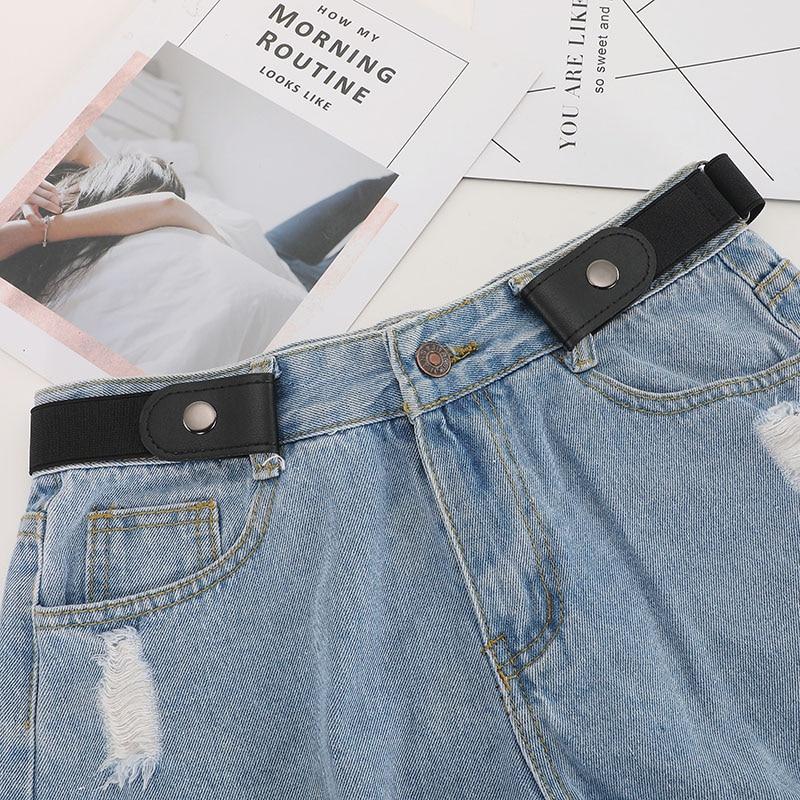 FlexWrap - Verstellbarer Schnallenfreier Gürtel für Damen | Bequemer, Vielseitiger Elastischer Taillengürtel für Freizeit & Alltag
