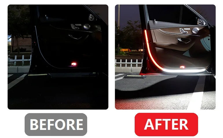 LED-Auto Türleuchten - Sicherheits-Warnlicht für bessere Sichtbarkeit bei Nacht