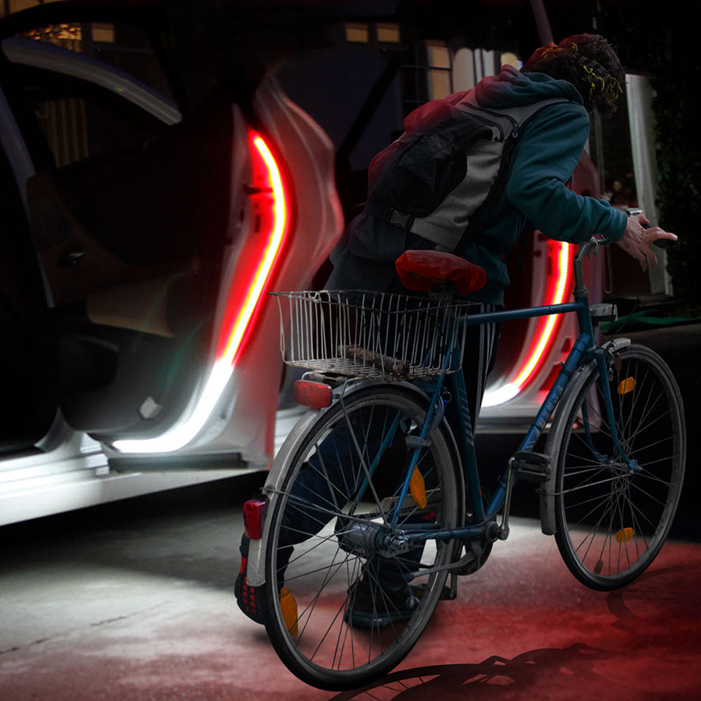 LED-Auto Türleuchten - Sicherheits-Warnlicht für bessere Sichtbarkeit bei Nacht