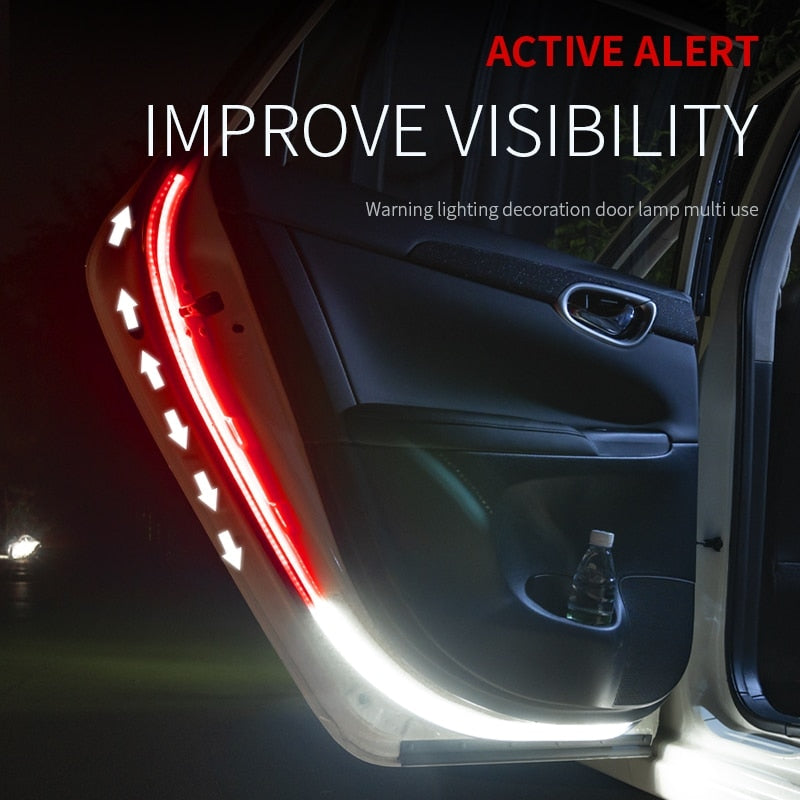 LED-Auto Türleuchten - Sicherheits-Warnlicht für bessere Sichtbarkeit bei Nacht