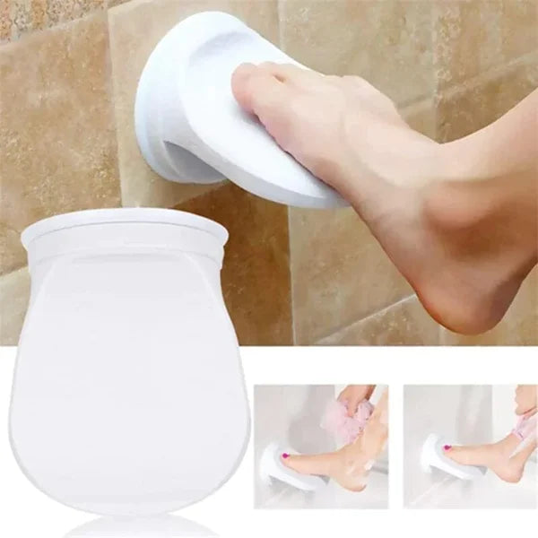 FootSafe Dusch-Fußstütze mit Saugnapf - Mehr Komfort und Sicherheit im Badezimmer