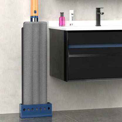 CleanGlide Pro Mikrofaser Flachmopp - 360° Drehbarer Kopf, Wiederverwendbarer Wischer, Innovatives Drainagesystem, EVA Wischpad