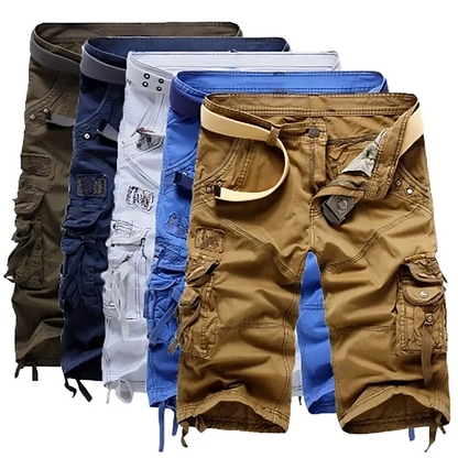 Herren-Cargo-Wander-Shorts mit mehreren Taschen