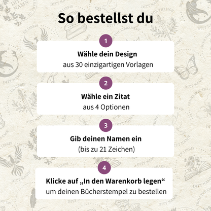 Mein BuchStempel - Persönlicher Buchstempel