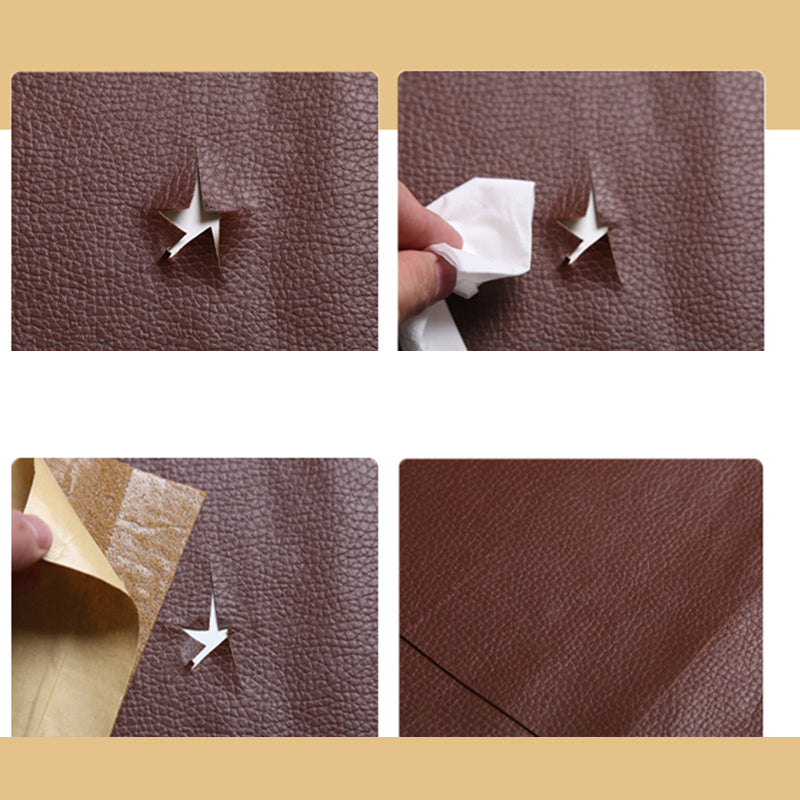 FlexRestore Selbstklebendes Leder-Reparaturset - Einfache Lederrestaurierung für Möbel, Autositze & Kleidung | Kratzfeste & langlebige Lederpflege