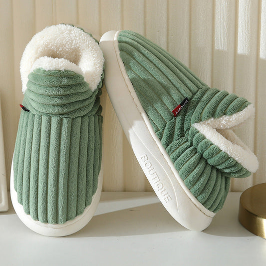 Bequeme Hausschuhe für Damen und Herren - Weiches Plüschfutter, Rutschfeste Sohle, Warm und Gemütlich für den Winter