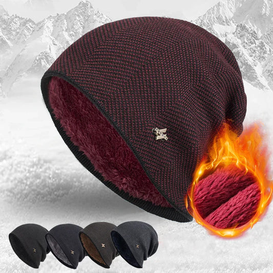 CozyVerve Beanie – weiche Mütze aus Wolle und Baumwolle, perfekt für warme Herbsttage