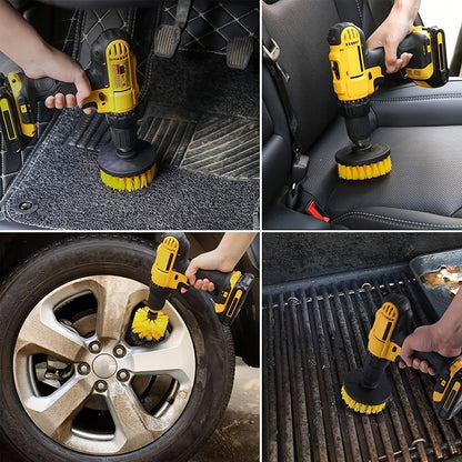 Bohrmaschinen-Reinigungsbürsten Set - Tiefenreinigung für Bad und Küche