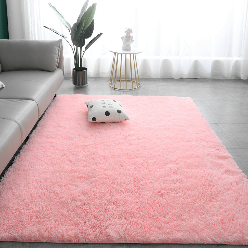 Weicher, hypoallergener Teppich für Wohnzimmer und Schlafzimmer - ComfortGlow Gradient, rutschfest, maschinenwaschbar, luxuriöse Plüschmatte