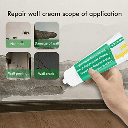 Wasserdichte Wandreparaturcreme - Einfach anzuwenden - Ideal für Wandrisse und Löcher