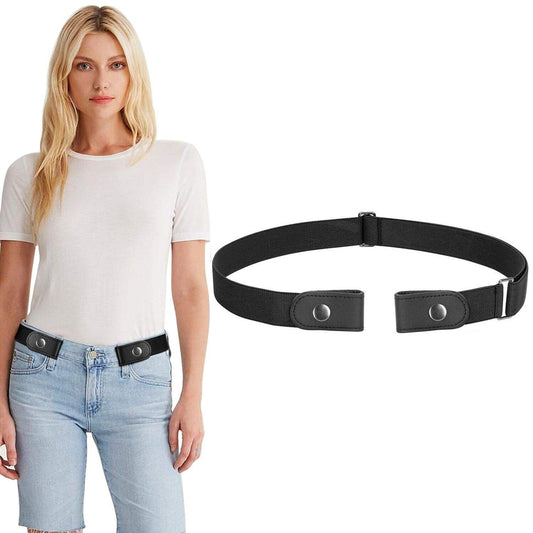 FlexWrap - Verstellbarer Schnallenfreier Gürtel für Damen | Bequemer, Vielseitiger Elastischer Taillengürtel für Freizeit & Alltag